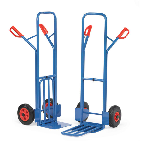 Diables à bavette rabattable