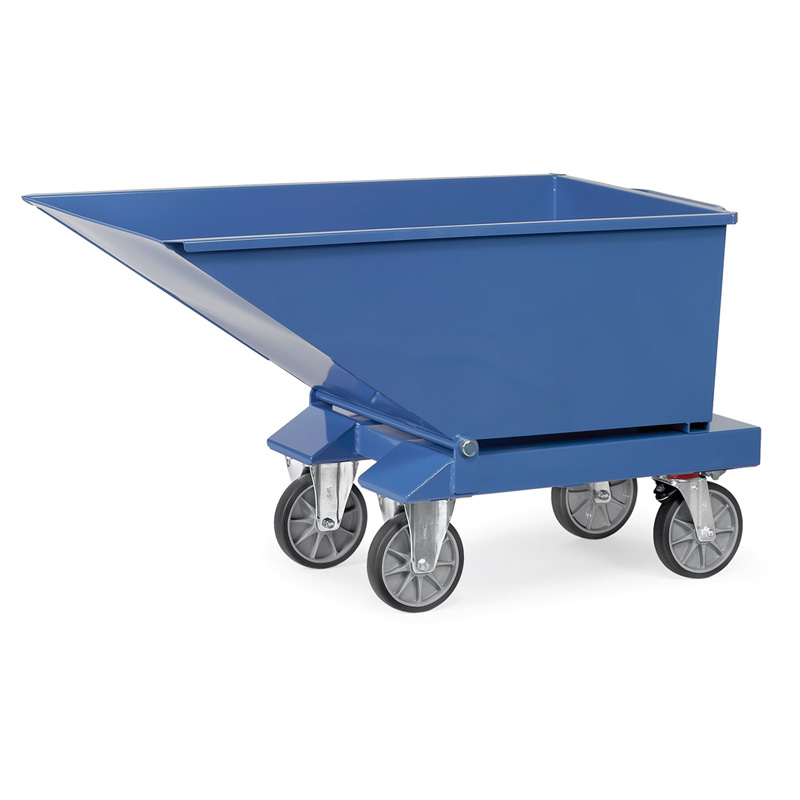 Chariots bennes basculantes 750 kg, 250 litres, avec TOTALSTOP - 4701, 4701A