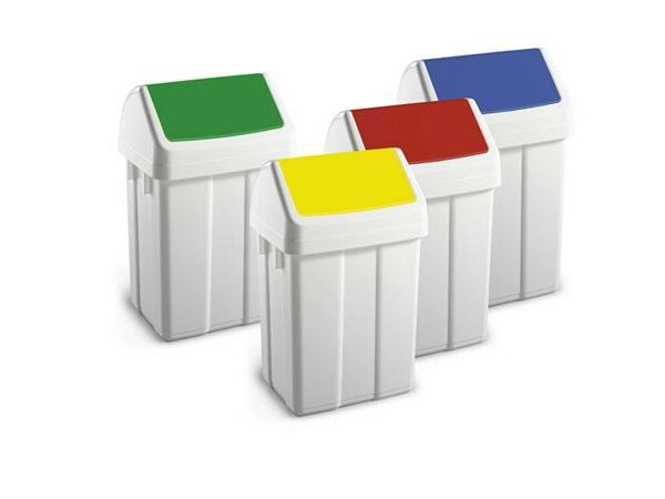 Poubelles à couvercle basculant