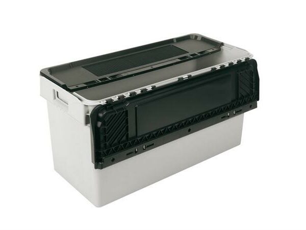 Caisses à couvercle solidaire