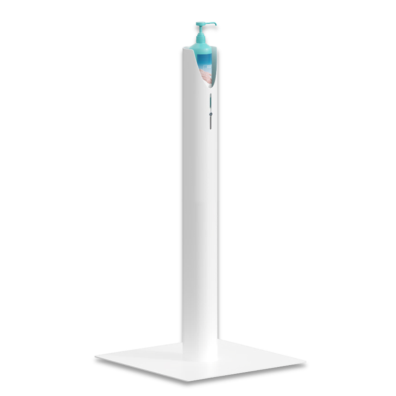 Borne cylindrique distribution gel hydroalcoolique en flacon – Image 2