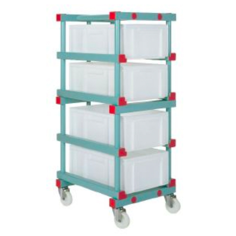 Chariot porte bacs à roues, type Euronorm – Image 3