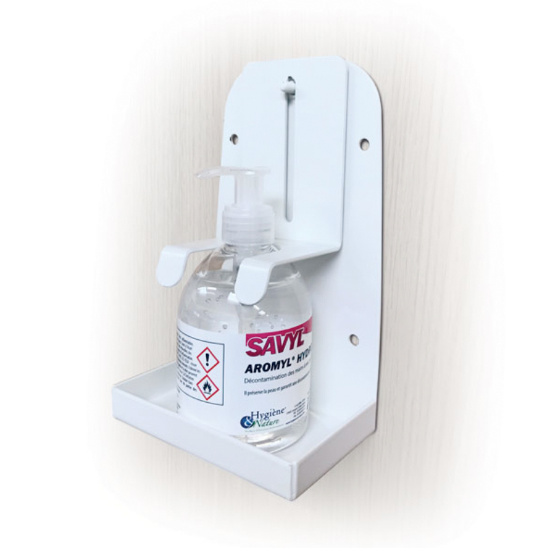 Support fixe pour distributeur de gel hydroalcoolique