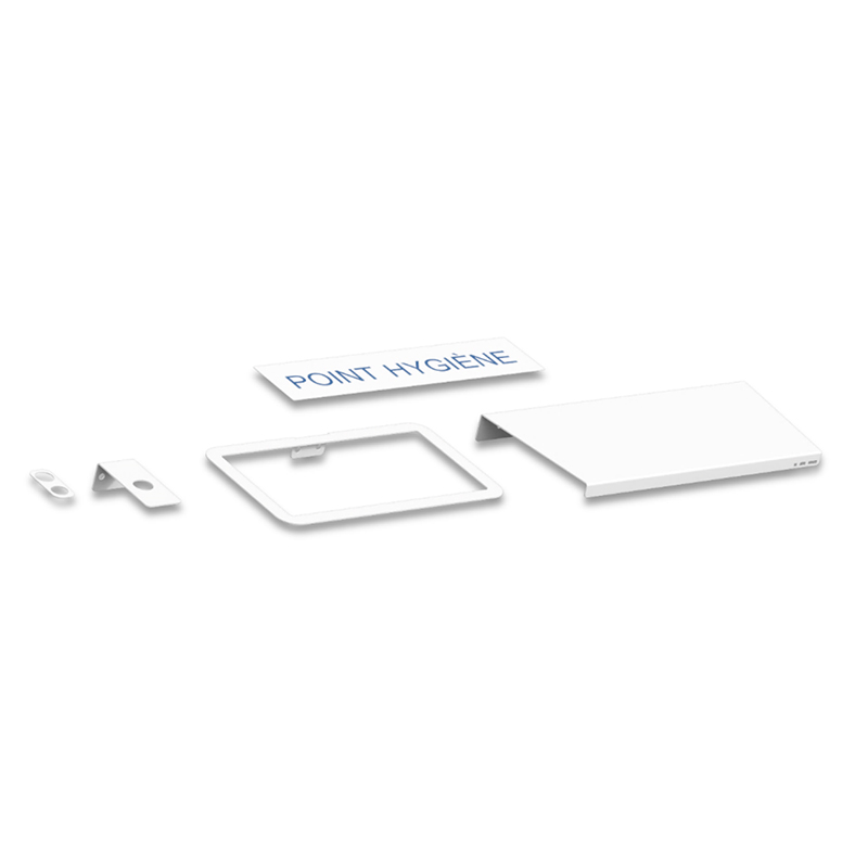 Kit hygiène pour flacon de gel hydroalcoolique