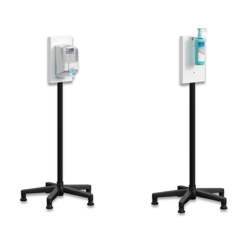 Mât hygiène pour flacon ou boitier rechargeable de gel hydroalcoolique