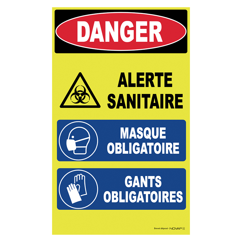 Panneaux haute visibilité 330 x 200 mm