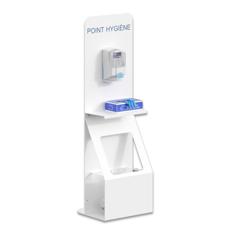 Pupitre hygiène pour flacon ou boîtier rechargeable de gel hydroalcoolique – Image 2