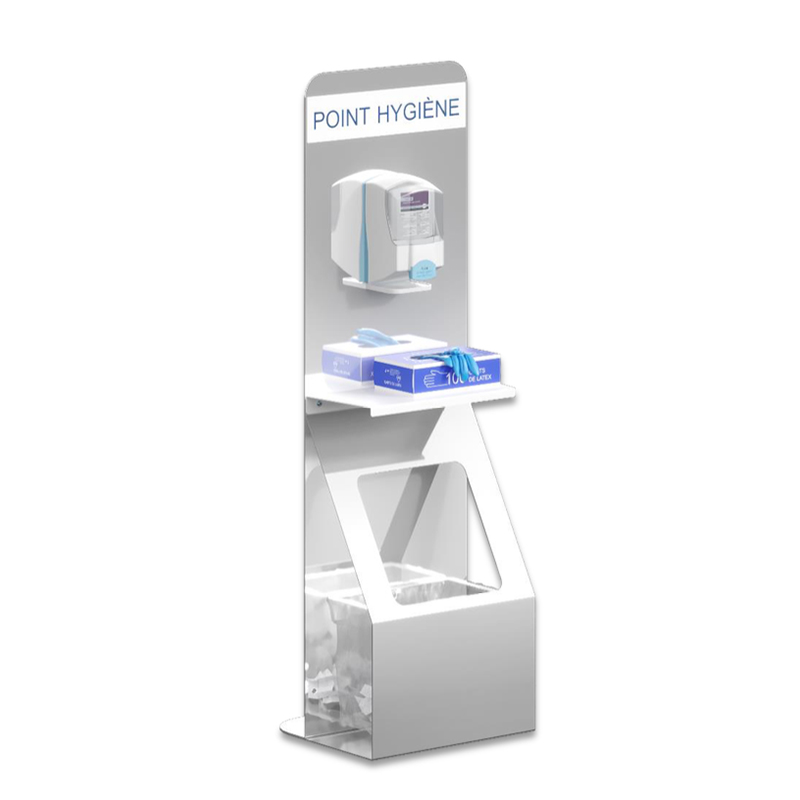 Pupitre hygiène pour flacon ou boîtier rechargeable de gel hydroalcoolique – Image 4